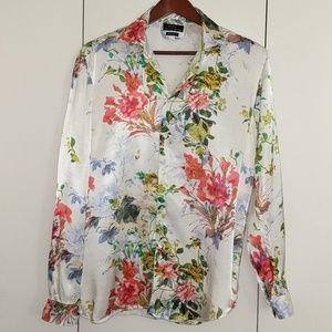 Zara Floral Design Button Down